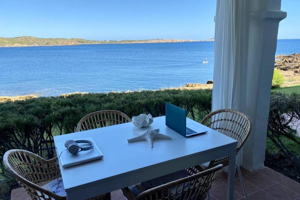 Miravent Terraza Y Jardin Frente Al Mar Menorca Apartment Fornells  Exterior photo